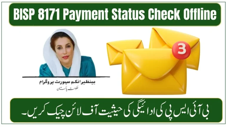 BISP 8171 Payment Status Check Offline | CNIC Verification Guide 2025