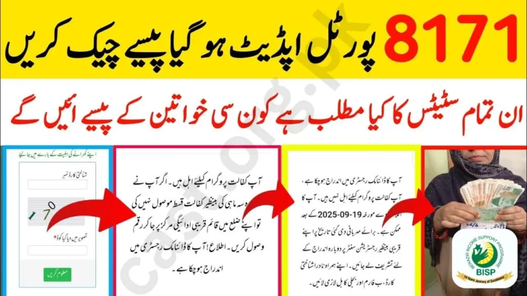8171 validation.bisp.gov.pk – Complete Guide for BISP Eligibility Check 2025
