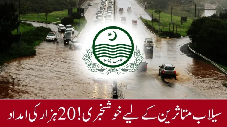 CM Punjab Flood Relief Card 2025 Online Registration & Get Rs. 20,000 Payment (Full Details)