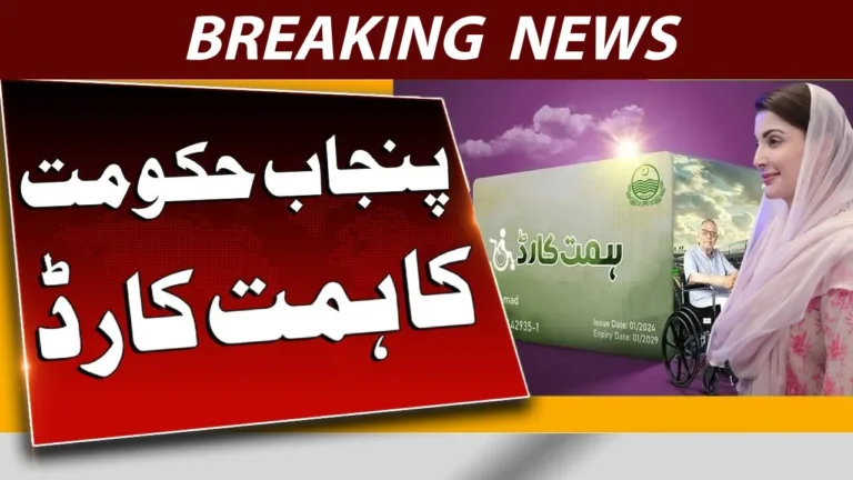 Good News: Punjab Himmat Card 2025 – Only for Disabled People with Dynamic Survey